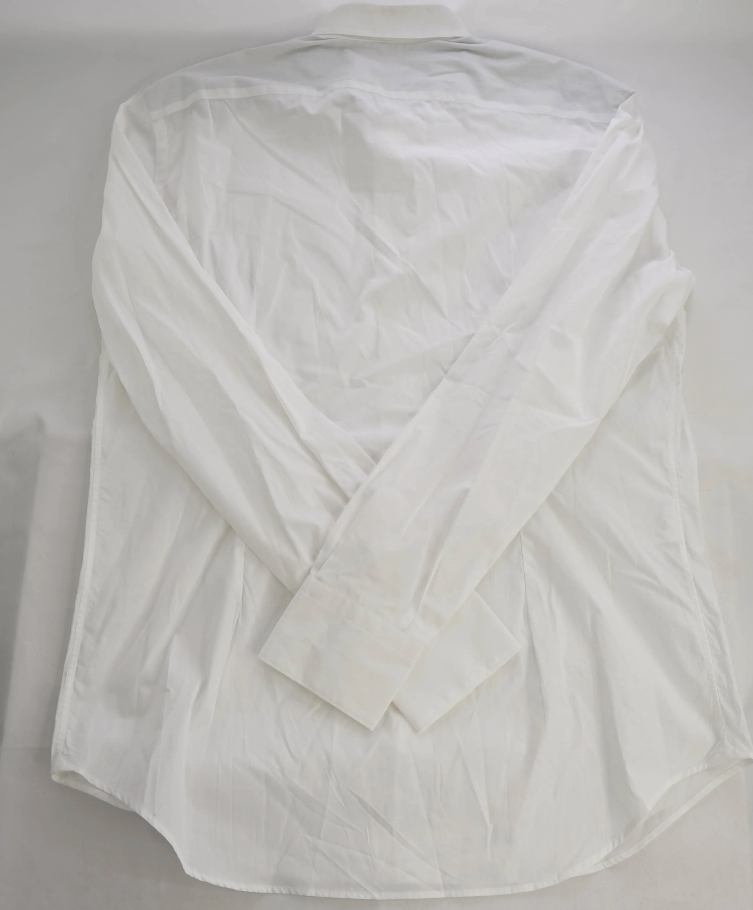 $395 ELEVENTY - White Wing Collar Button Down Shirt - M
