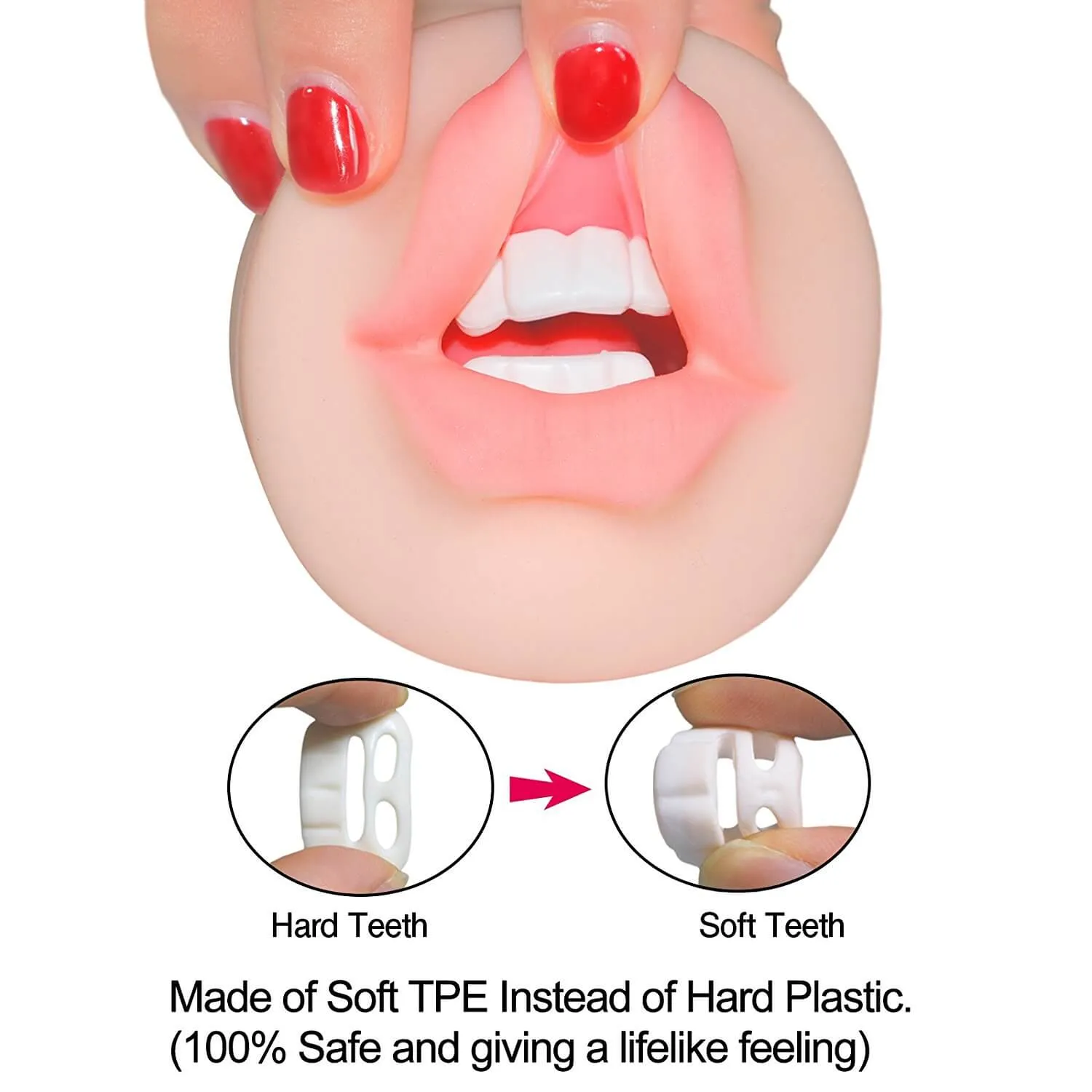 3D Realistic Oral Blow Job Deep Throat  Vagina Pocket Pussy Stroker