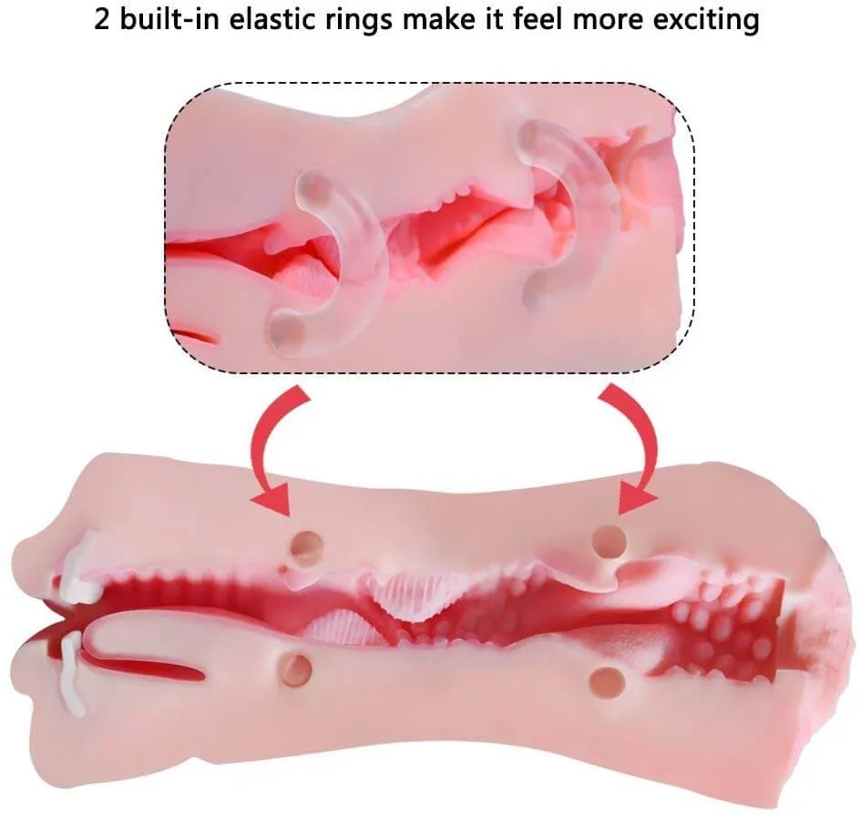 3D Realistic Oral Blow Job Deep Throat  Vagina Pocket Pussy Stroker