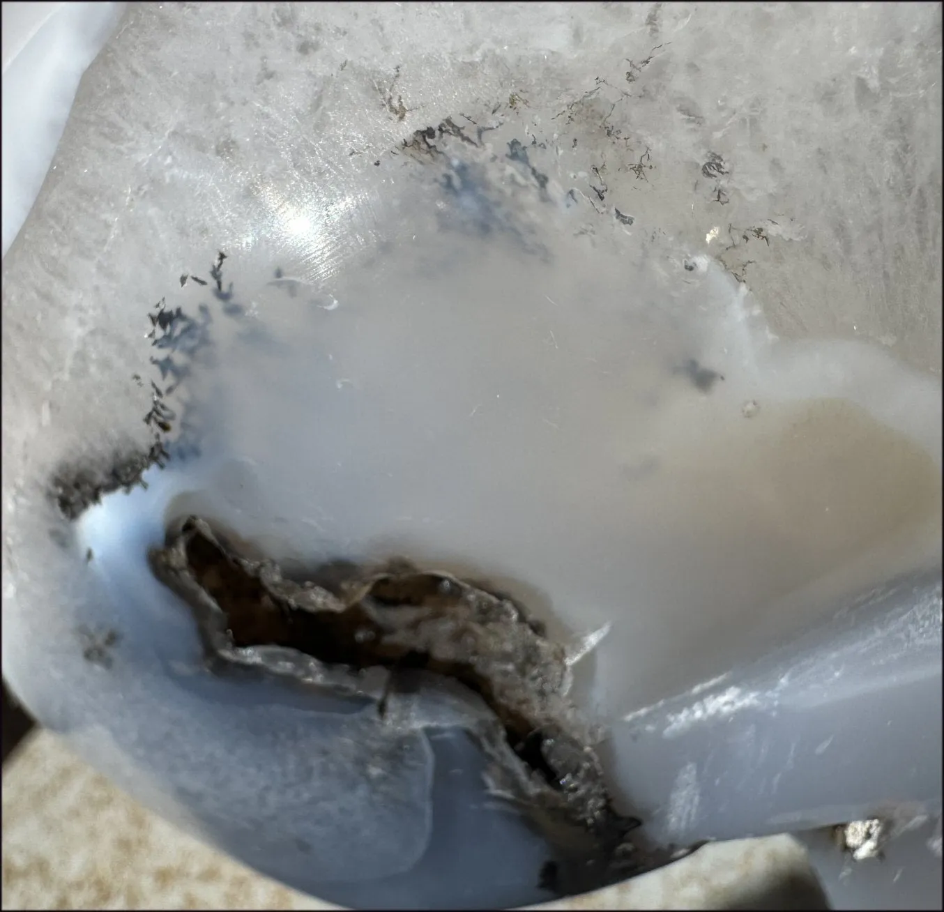 3XL Dendritic Agate GEODE Crystal Skull w/ Fantastic VUGS!