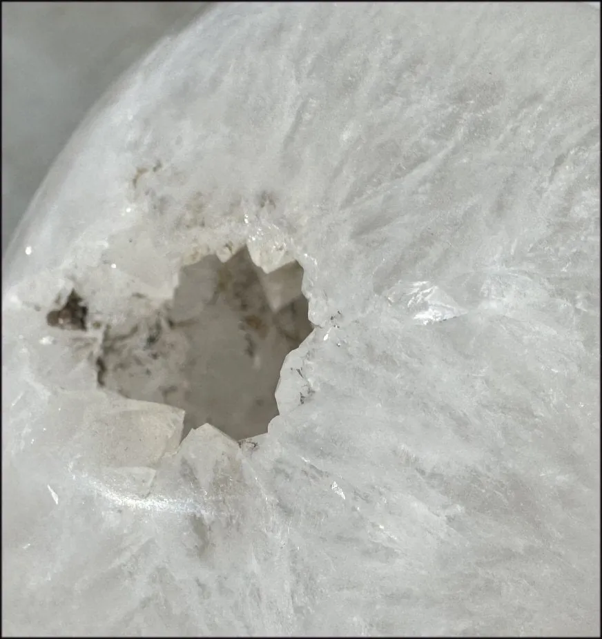 3XL Dendritic Agate GEODE Crystal Skull w/ Fantastic VUGS!