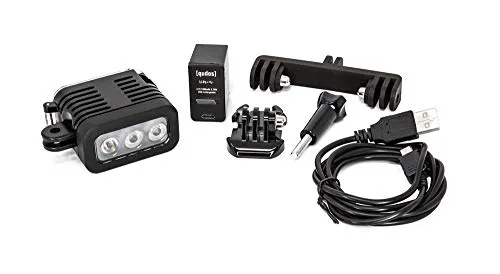 40m/130ft Underwater Waterproof Diving Snorkel Swim LED Light Kit for DJI Osmo Action, GoPro MAX, Hero 8, Hero 7, Hero 6, Hero 5, Hero 4, Hero Session