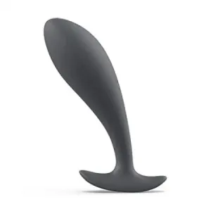4.25-inch Bswish Silicone Black Male Prostate Massager