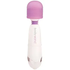 4.25-inch Purple Mini Wand Vibrating Massager with 5-functions