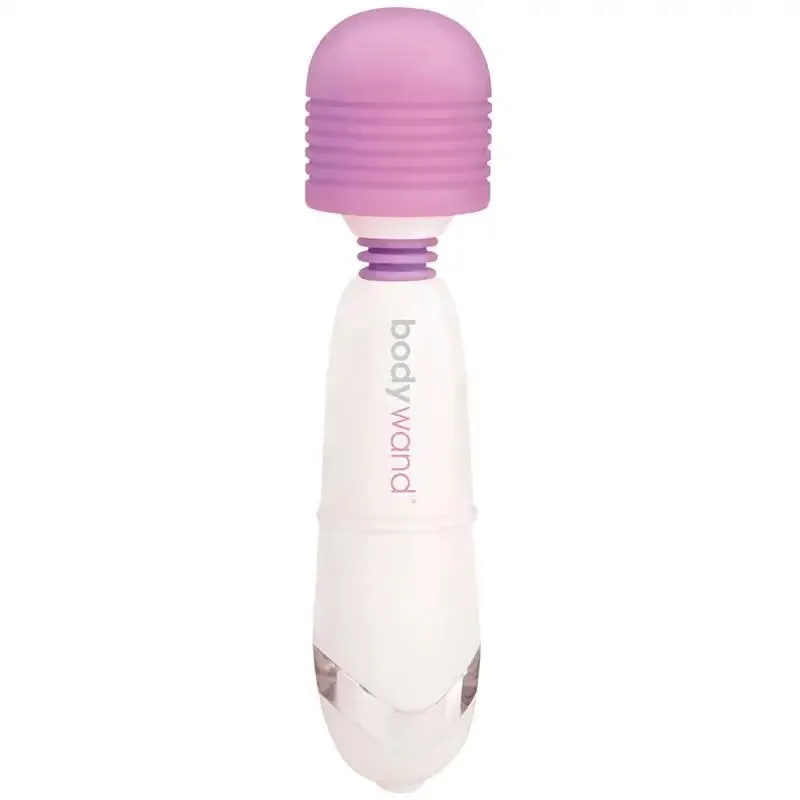 4.25-inch Purple Mini Wand Vibrating Massager with 5-functions