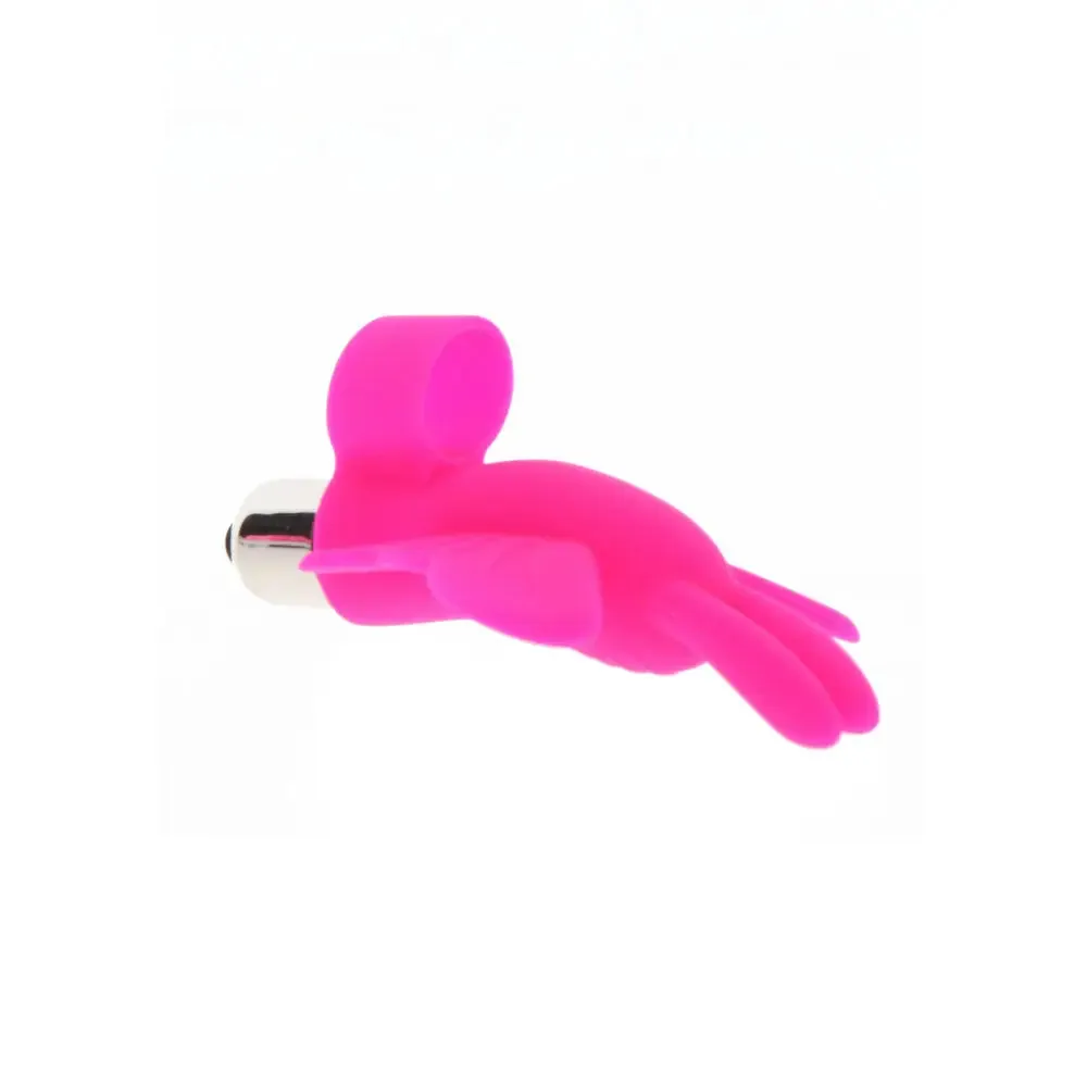 4.25-inch Toyjoy Silicone Pink Butterfly Mini Finger Vibrator