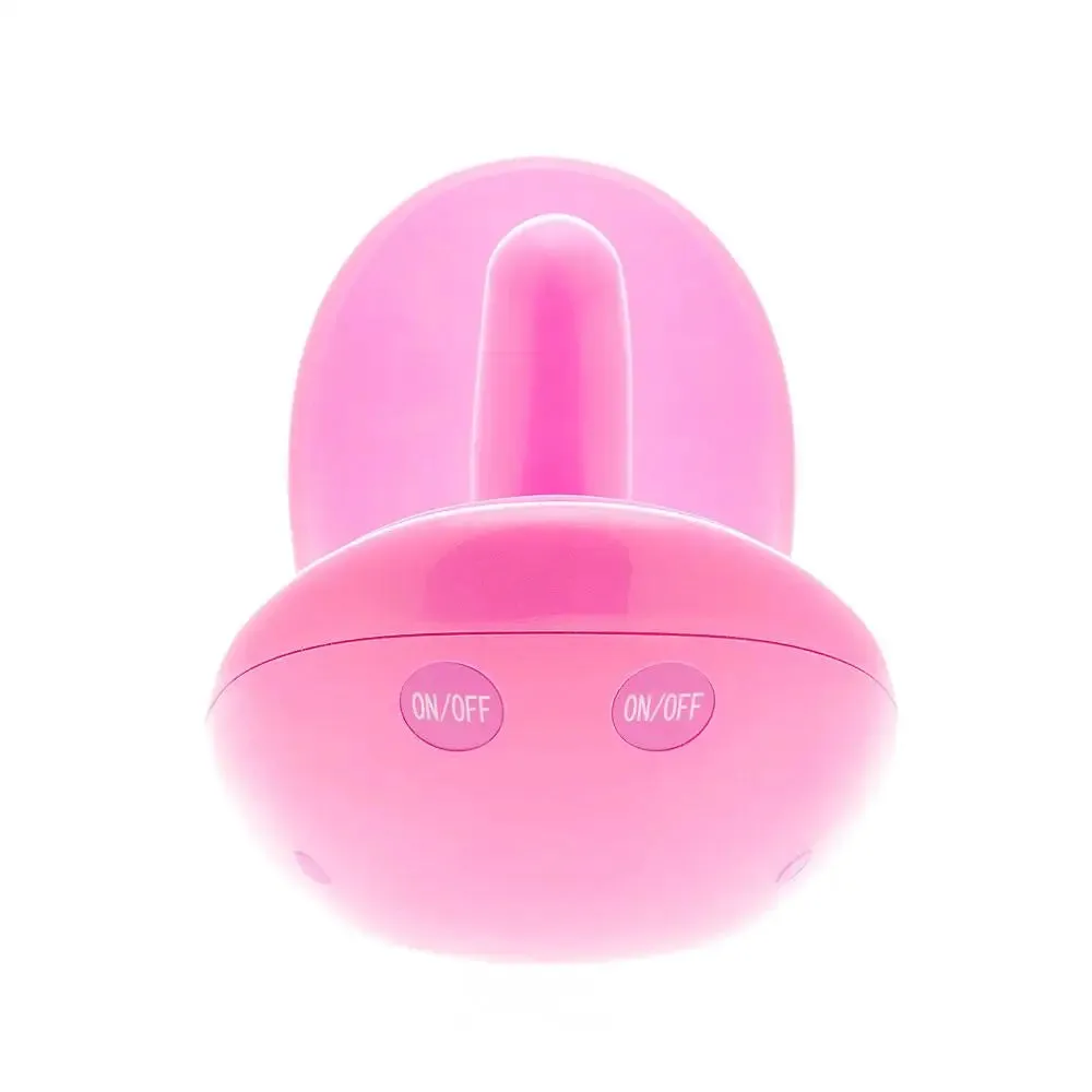 4.5-inch Doc Johnson Pink Curved Hands-free Clitoral Vibrator