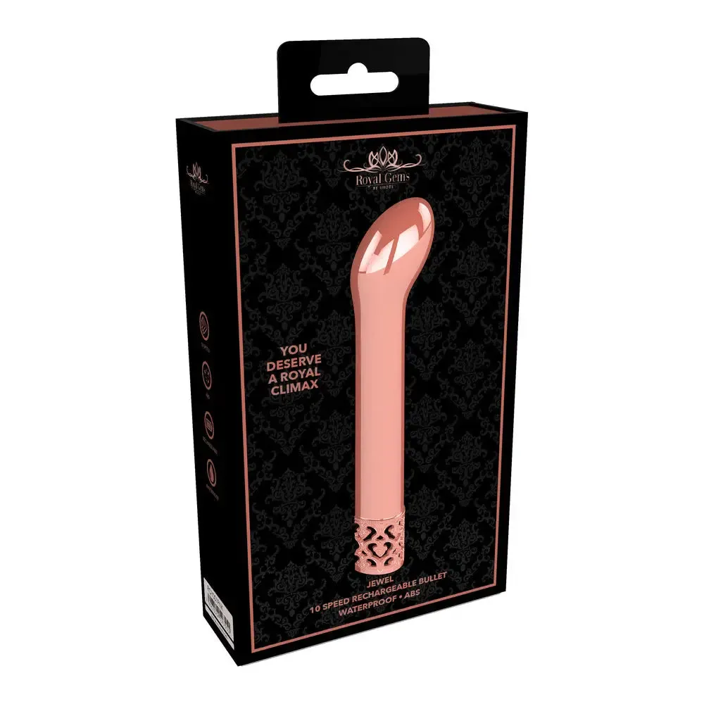 4.5-inch Shots Gold Rechargeable G-spot Bullet Vibrator
