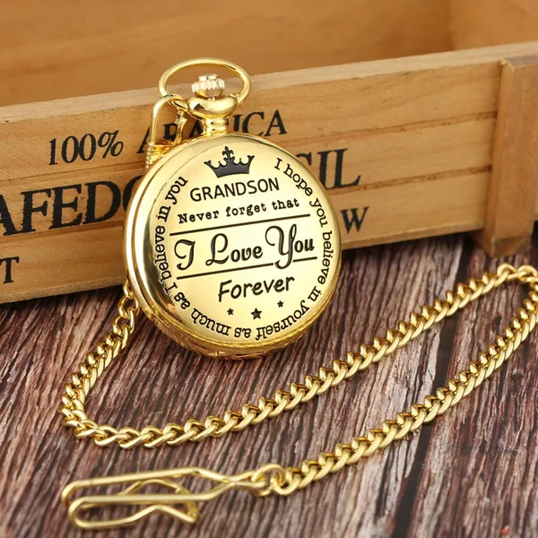 🎅49% off before Christmas 🥳2023 To My Son Quartz Pocket Chain Watch⌚