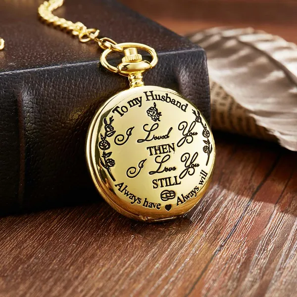 🎅49% off before Christmas 🥳2023 To My Son Quartz Pocket Chain Watch⌚