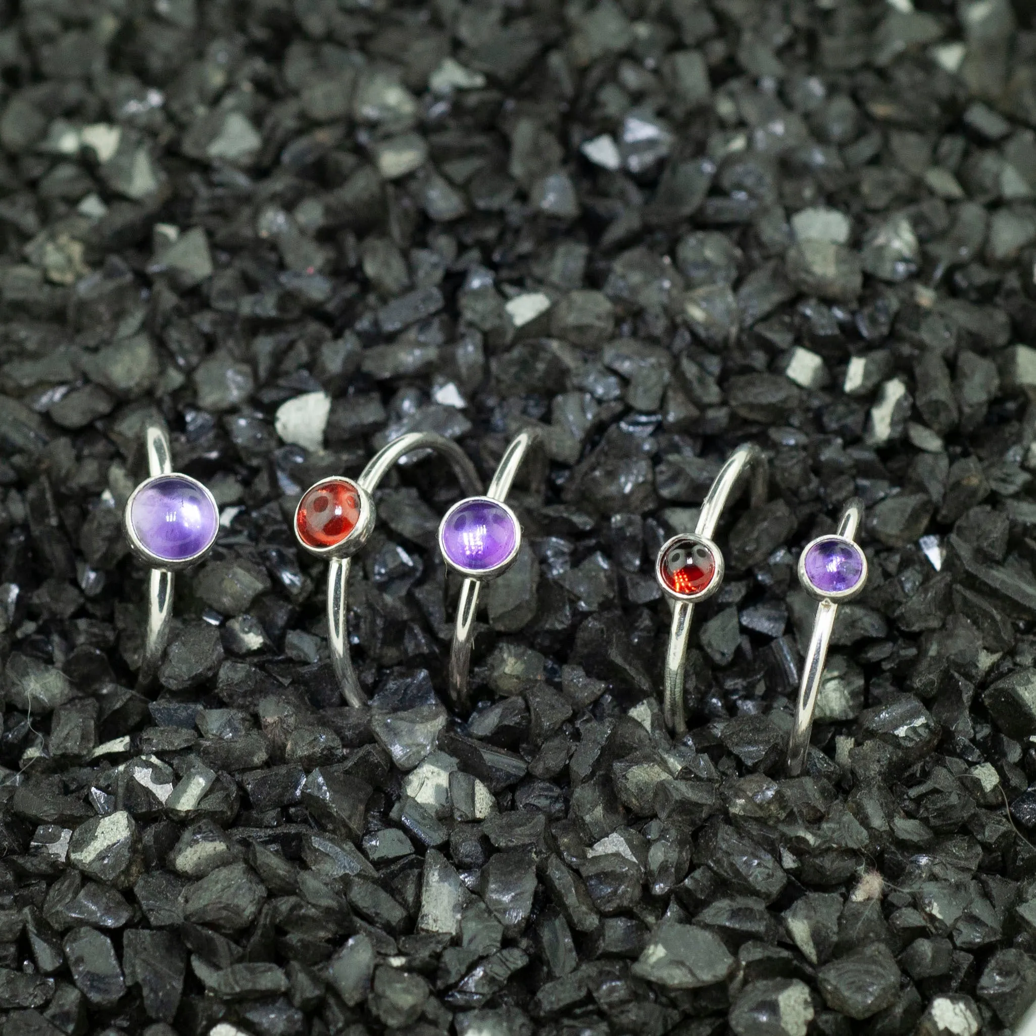 4mm Stone Stacker Ring