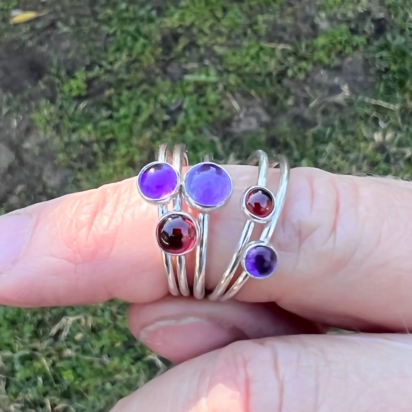 4mm Stone Stacker Ring