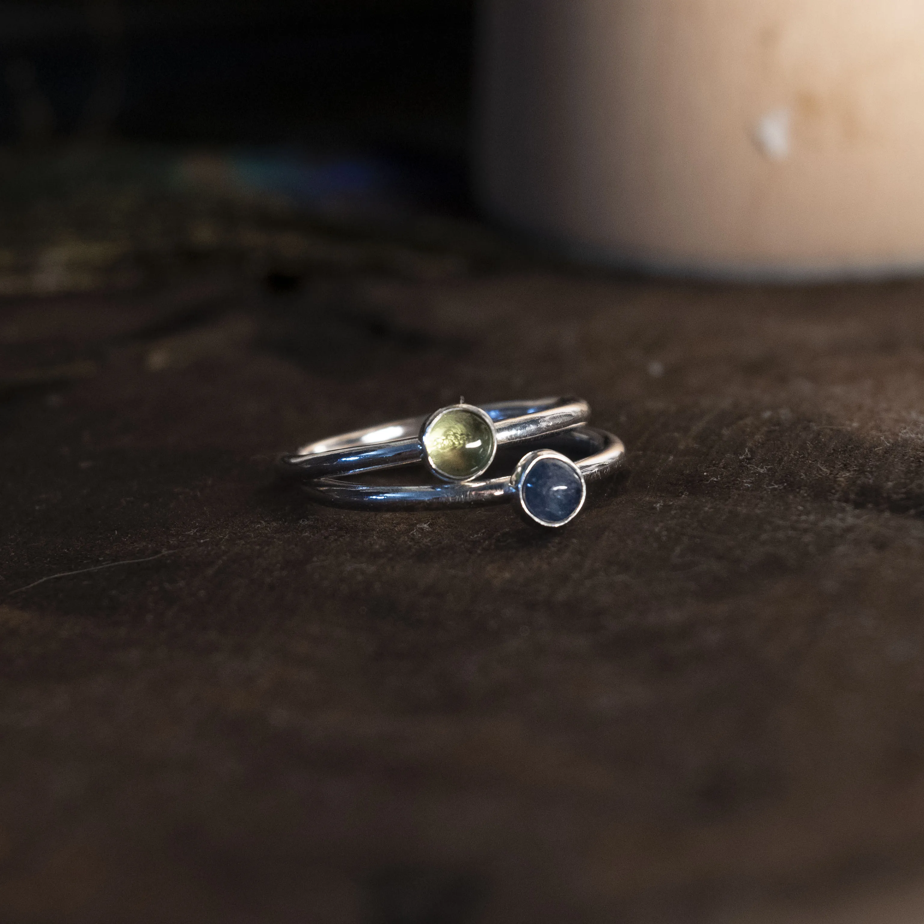4mm Stone Stacker Ring
