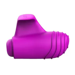 5-function Bswish Bteased Purple Stimulating Finger Vibrator