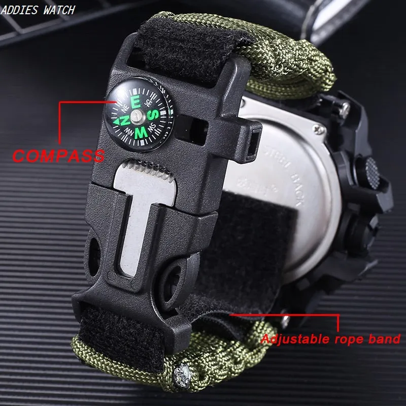 5-IN-1 Survival Bracelet Watch