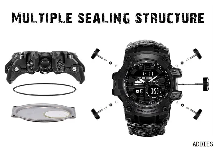 5-IN-1 Survival Bracelet Watch