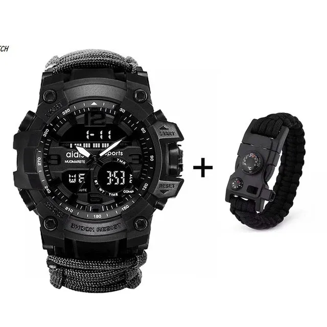 5-IN-1 Survival Bracelet Watch