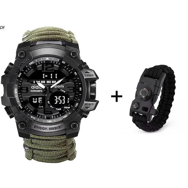 5-IN-1 Survival Bracelet Watch