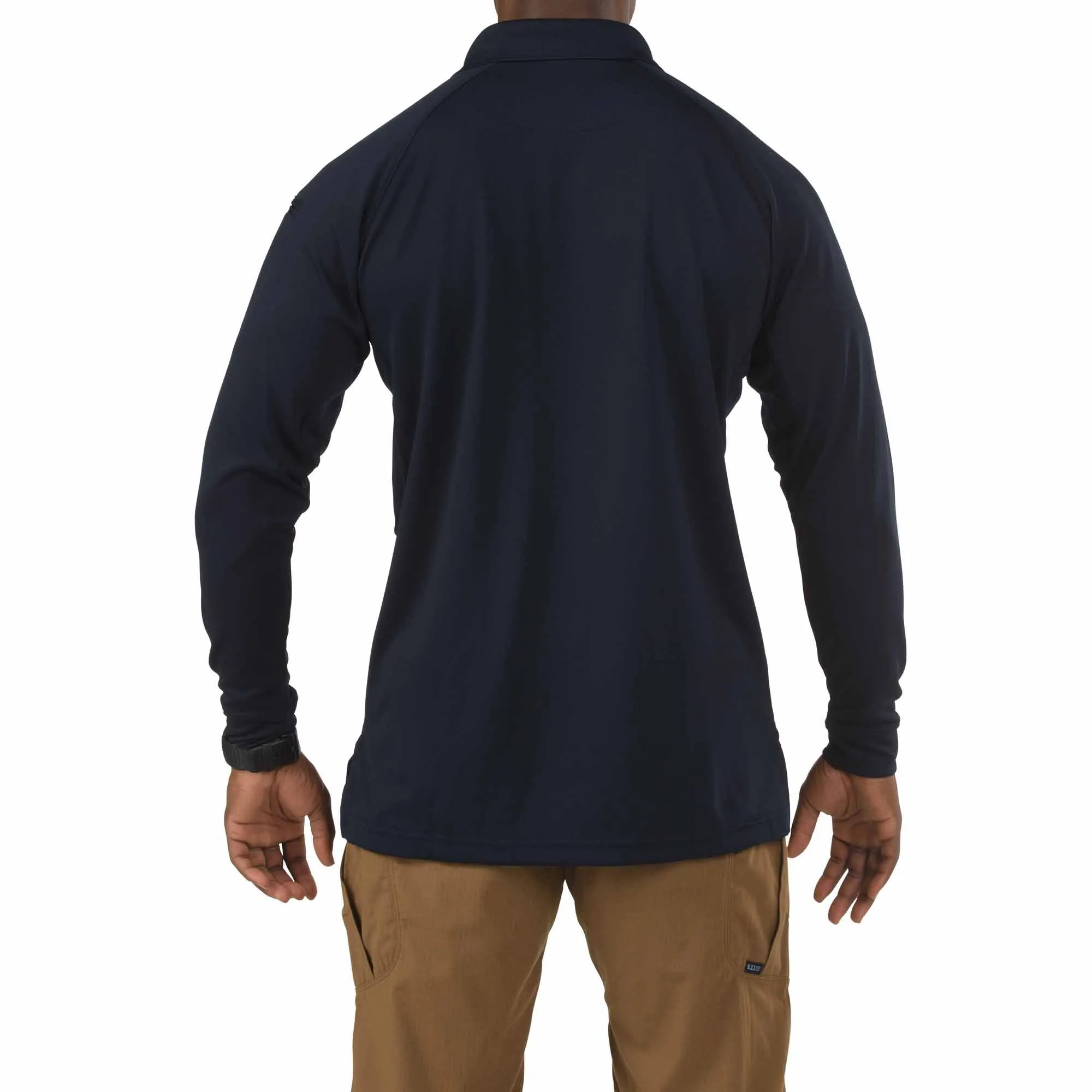 5.11 Tactical Performance Long Sleeve Polo Shirts Dark Navy