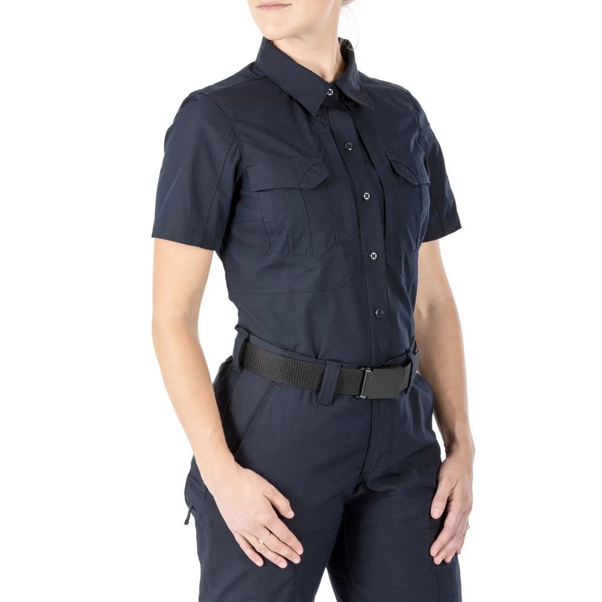 5.11 Tactical Womens Stryke Short Sleeve Shirt Dark Navy