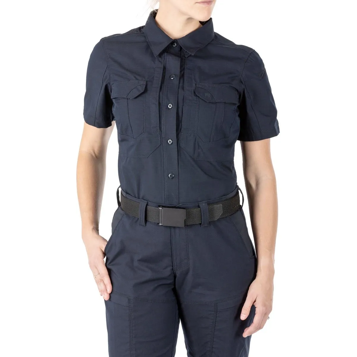 5.11 Tactical Womens Stryke Short Sleeve Shirt Dark Navy