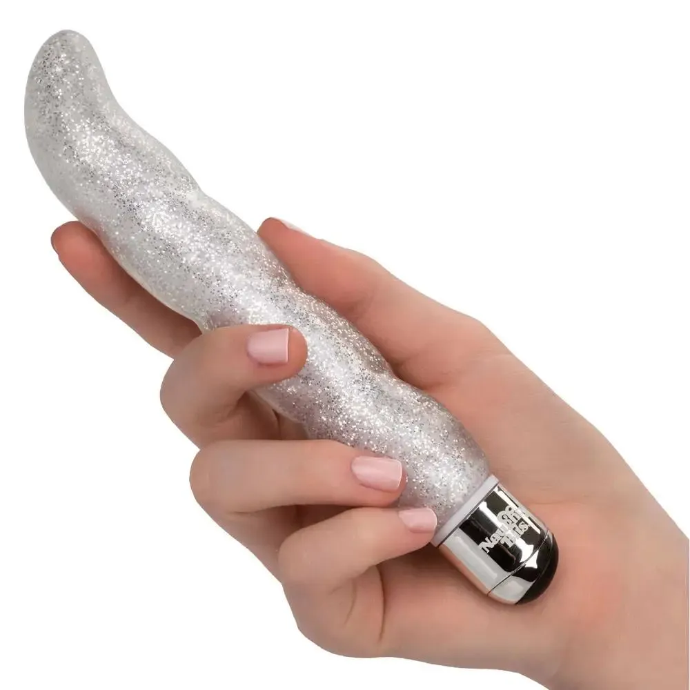 5.25-inch Colt Silver Ribbed G-spot Vibrator with 10-functions