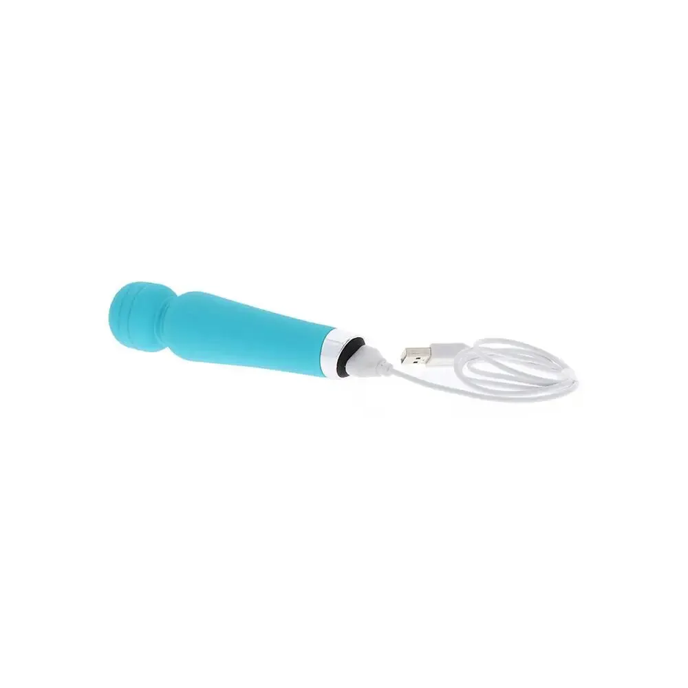 5.7-inch Toyjoy Silicone Blue Rechargeable Mini Wand Massager