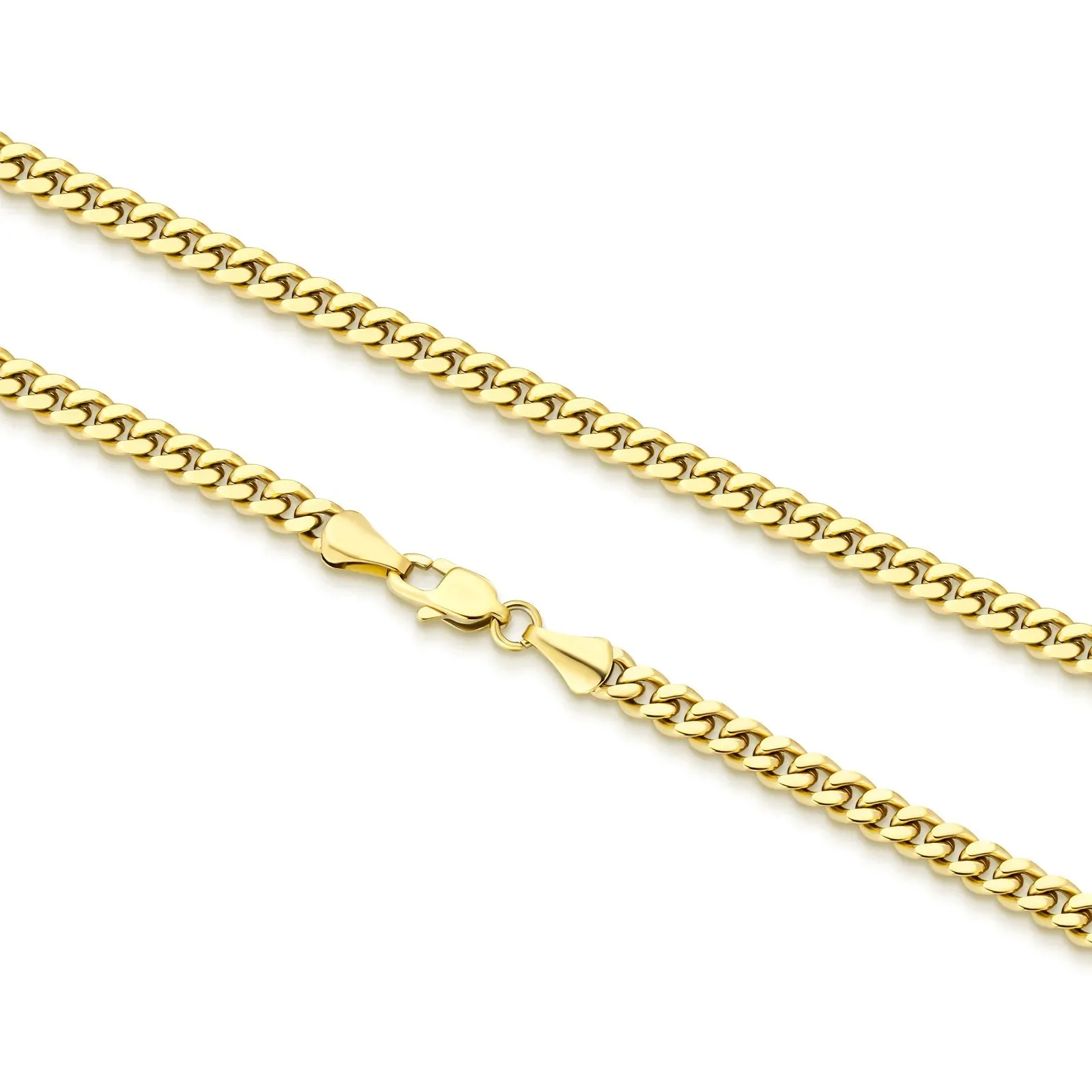 5mm Miami Cuban Link Chain in 14K Gold