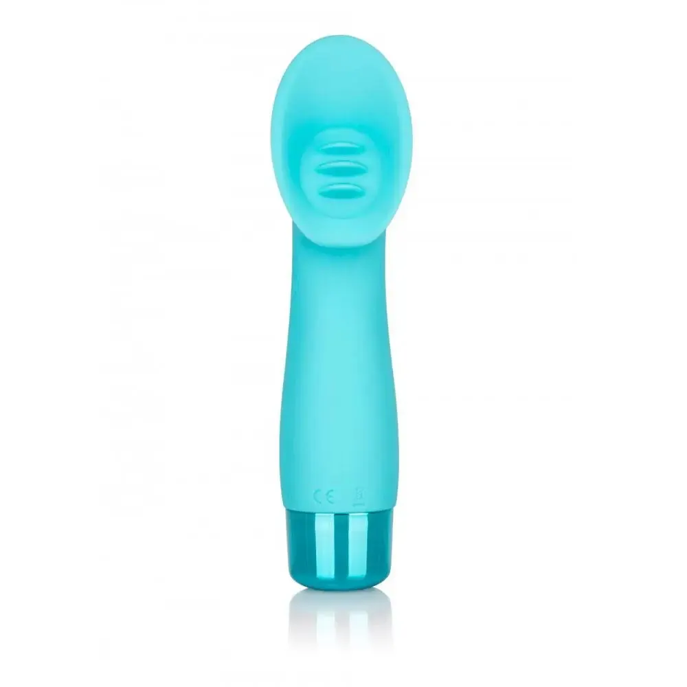 6.25-inch Colt Silicone Light Blue Clitoral Vibrators with 10-function