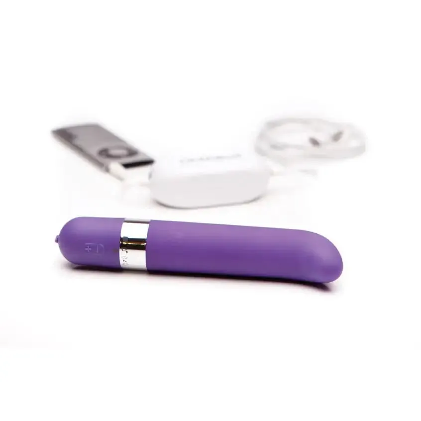 6.25-inch Ohmibod Purple Waterproof G-spot Vibrator with Remote