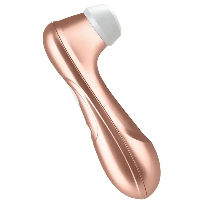 6.5-inch Satisfyer Pro 2 Gold Waterproof Discreet Clitoral Vibrator