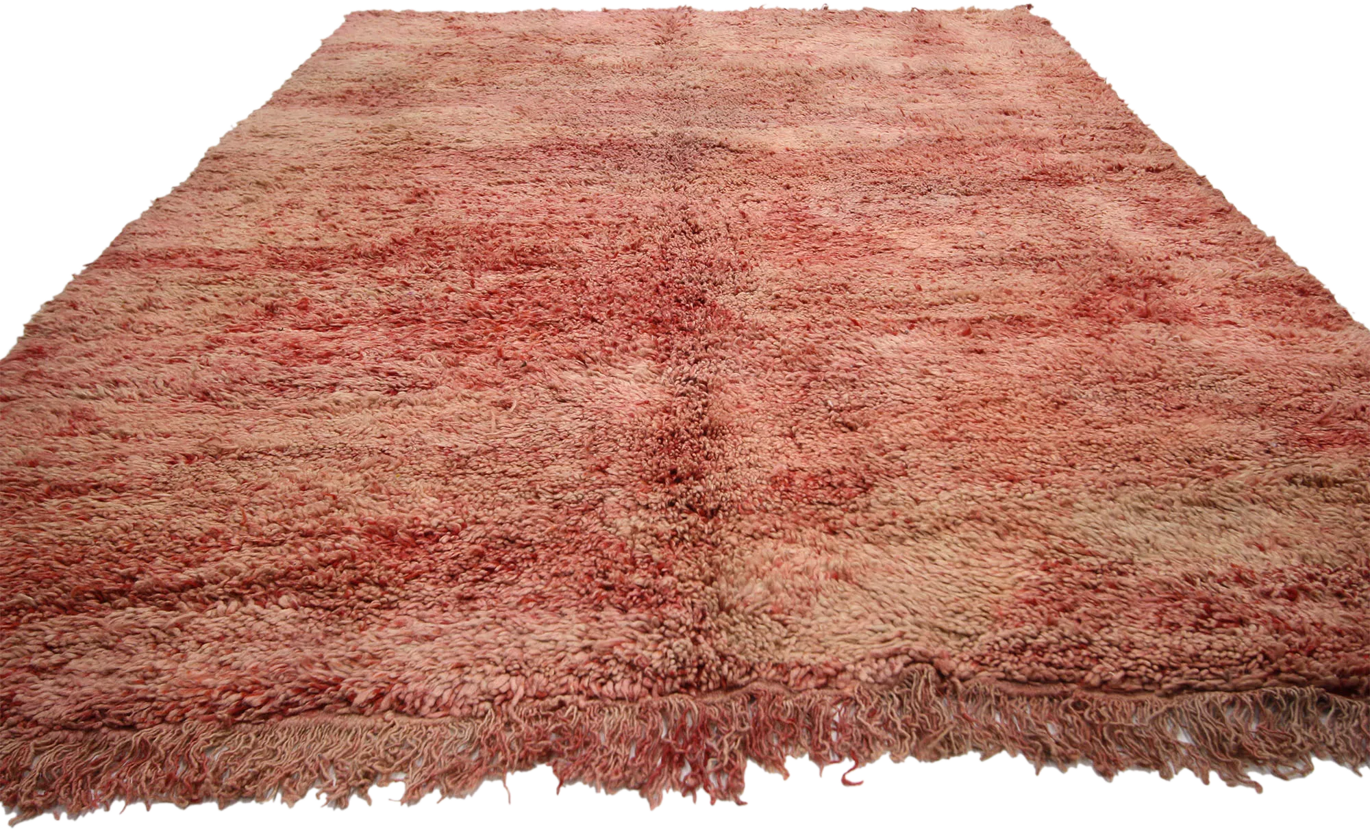 6'7" x 10' Vintage Moroccan Rug