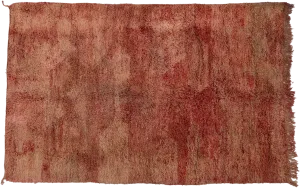 6'7" x 10' Vintage Moroccan Rug