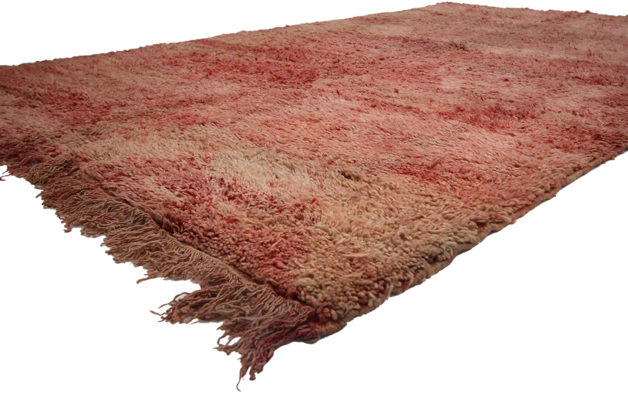 6'7" x 10' Vintage Moroccan Rug
