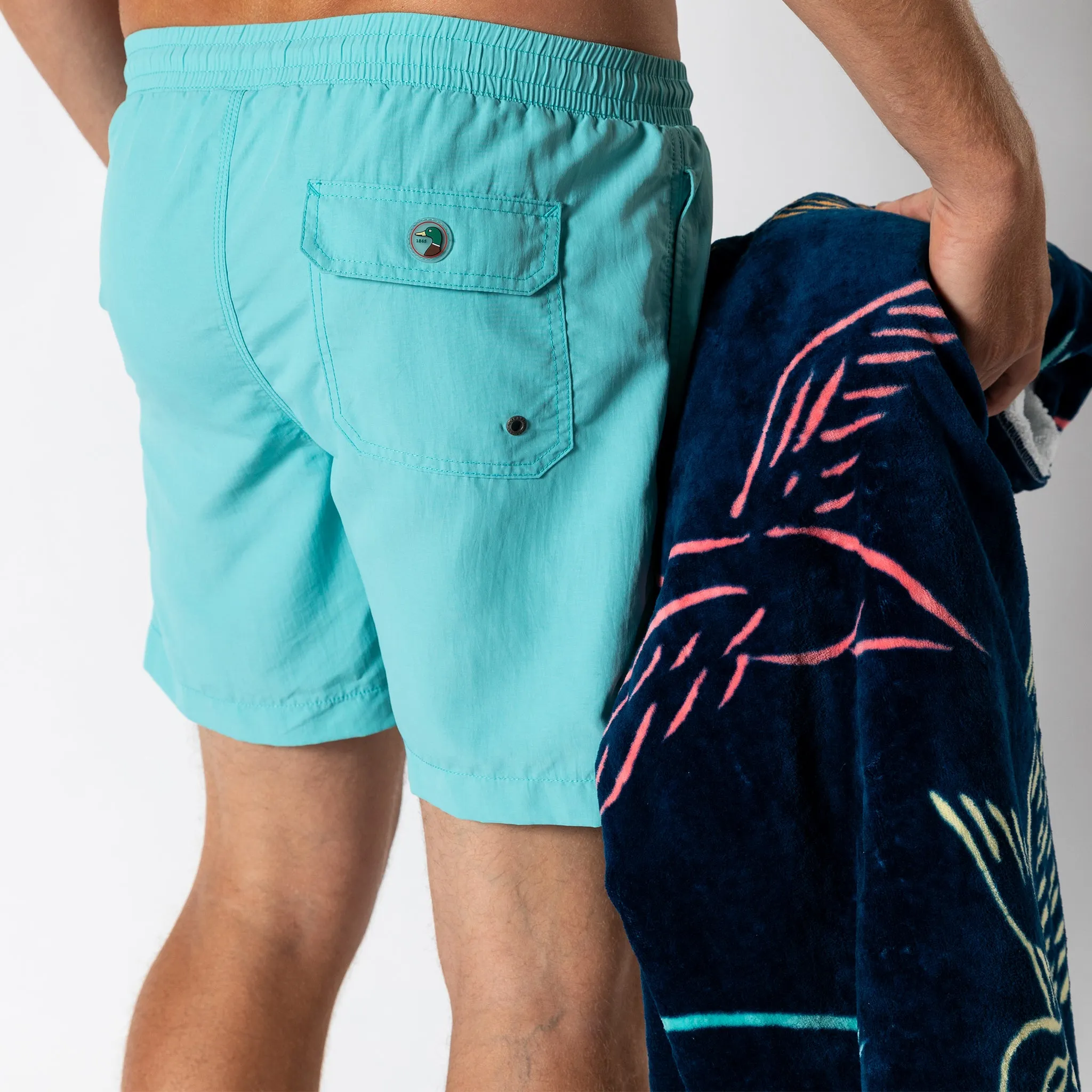 6" Solid Sailport Swim Short - Marine Blue