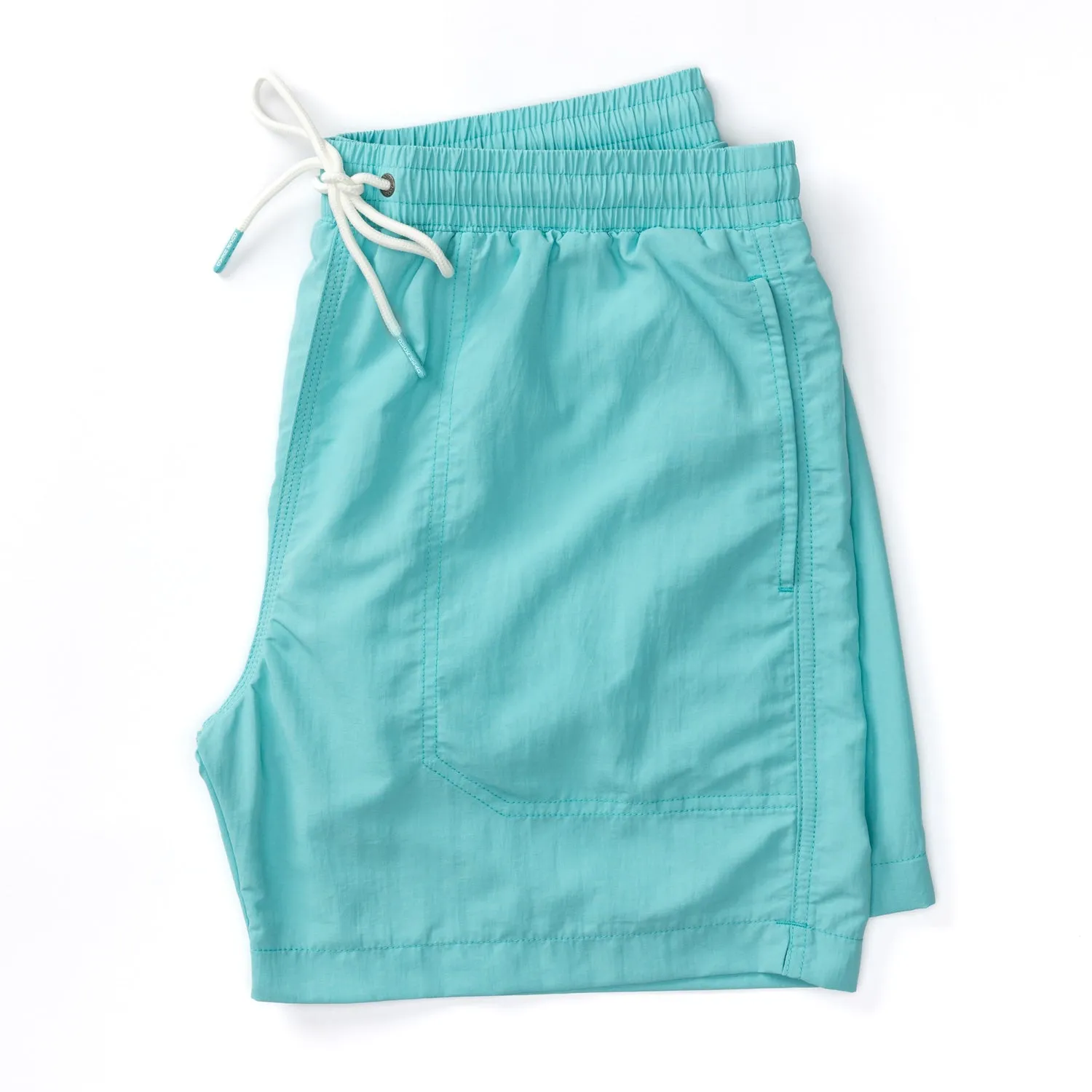 6" Solid Sailport Swim Short - Marine Blue
