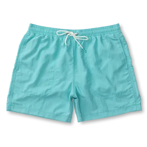 6" Solid Sailport Swim Short - Marine Blue