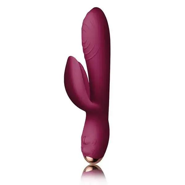 7.25-inch Rocks off Silicone Purple Rechargeable Rabbit Vibrator
