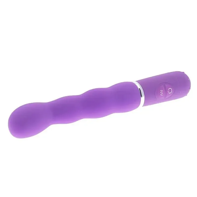 8-inch Silicone Purple 10-mode Waterproof G-spot Vibrator