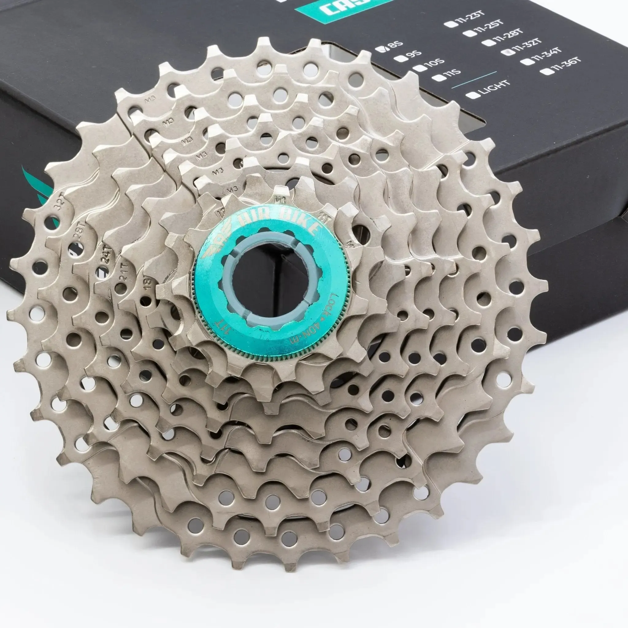 8 Speed 11-32T Cassette For Mountain Bike MTB & Road fits Shimano/Sram CLEARANCE