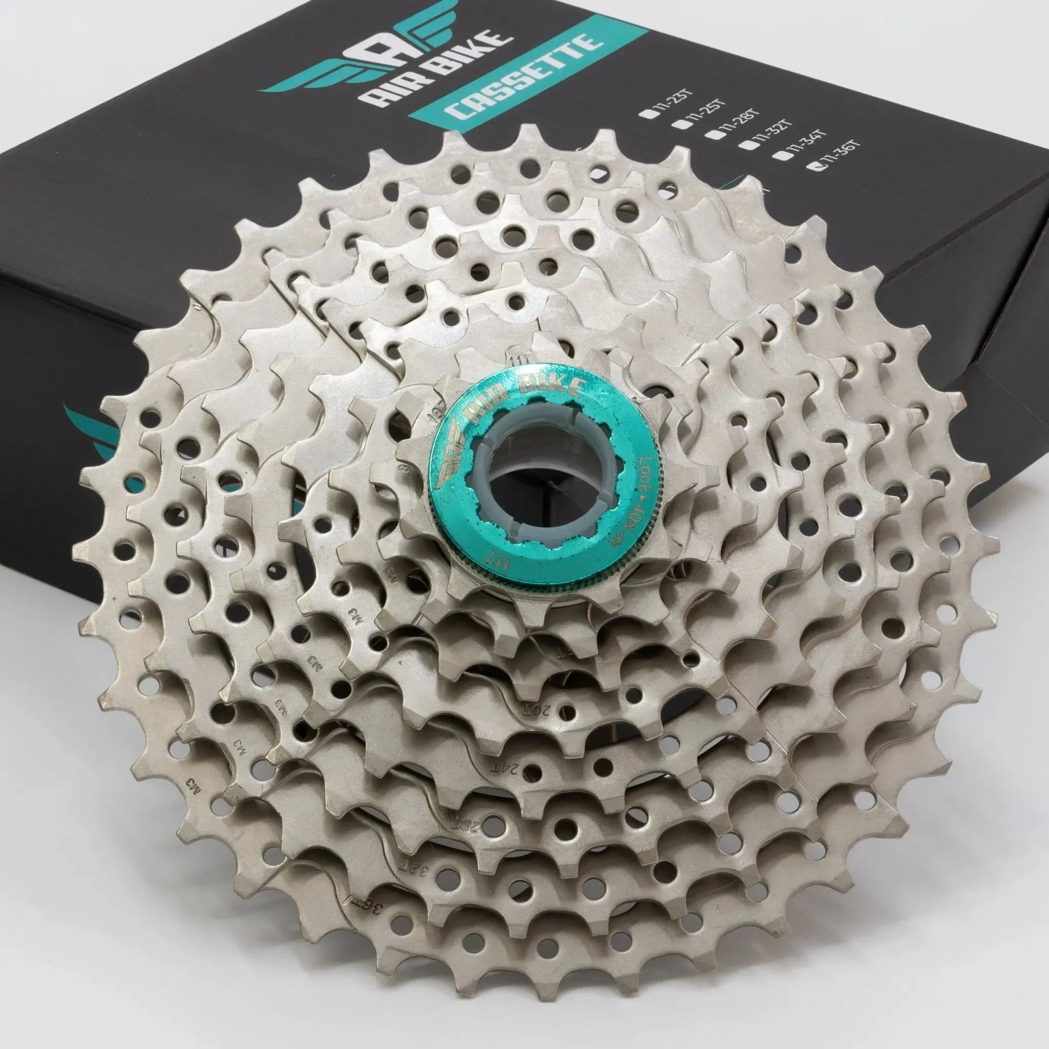 8 Speed 11-36T Cassette MTB fits Shimano & Sram - Air Bike CLEARANCE