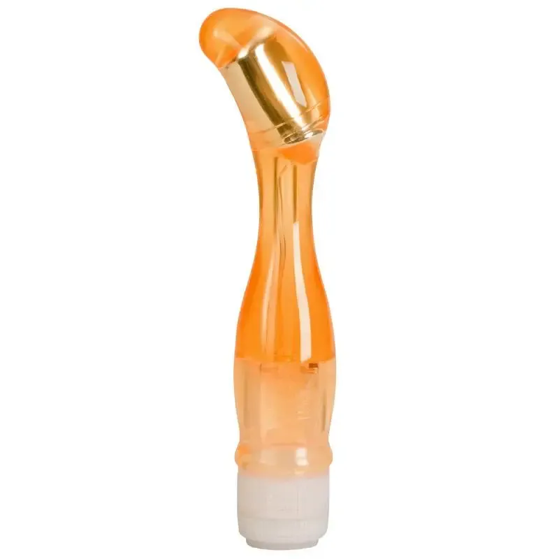 8.5-inch Doc Johnson Orange Waterproof G-spot Vibrator for Her