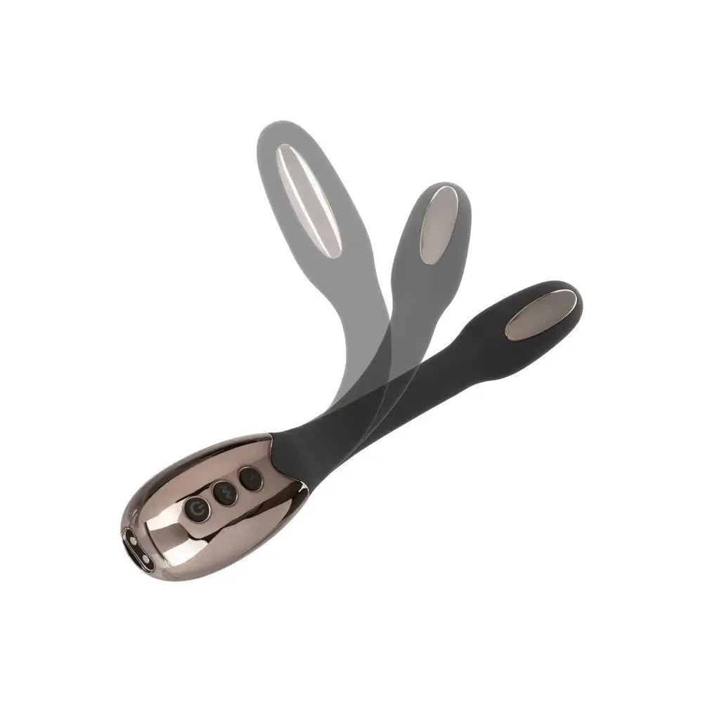 9.25-inch Colt Silicone Black Estim 5-speed Rechargeable Massager