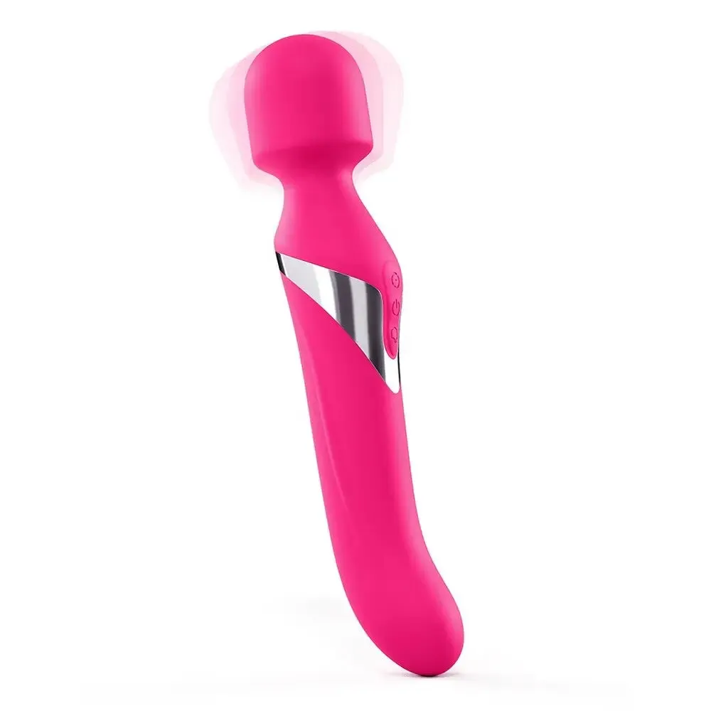 9.5-inch Dorcel Silicone Pink Rechargeable Massage Wand