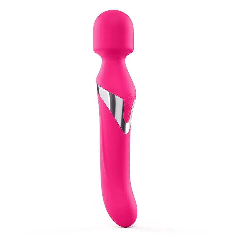9.5-inch Dorcel Silicone Pink Rechargeable Massage Wand