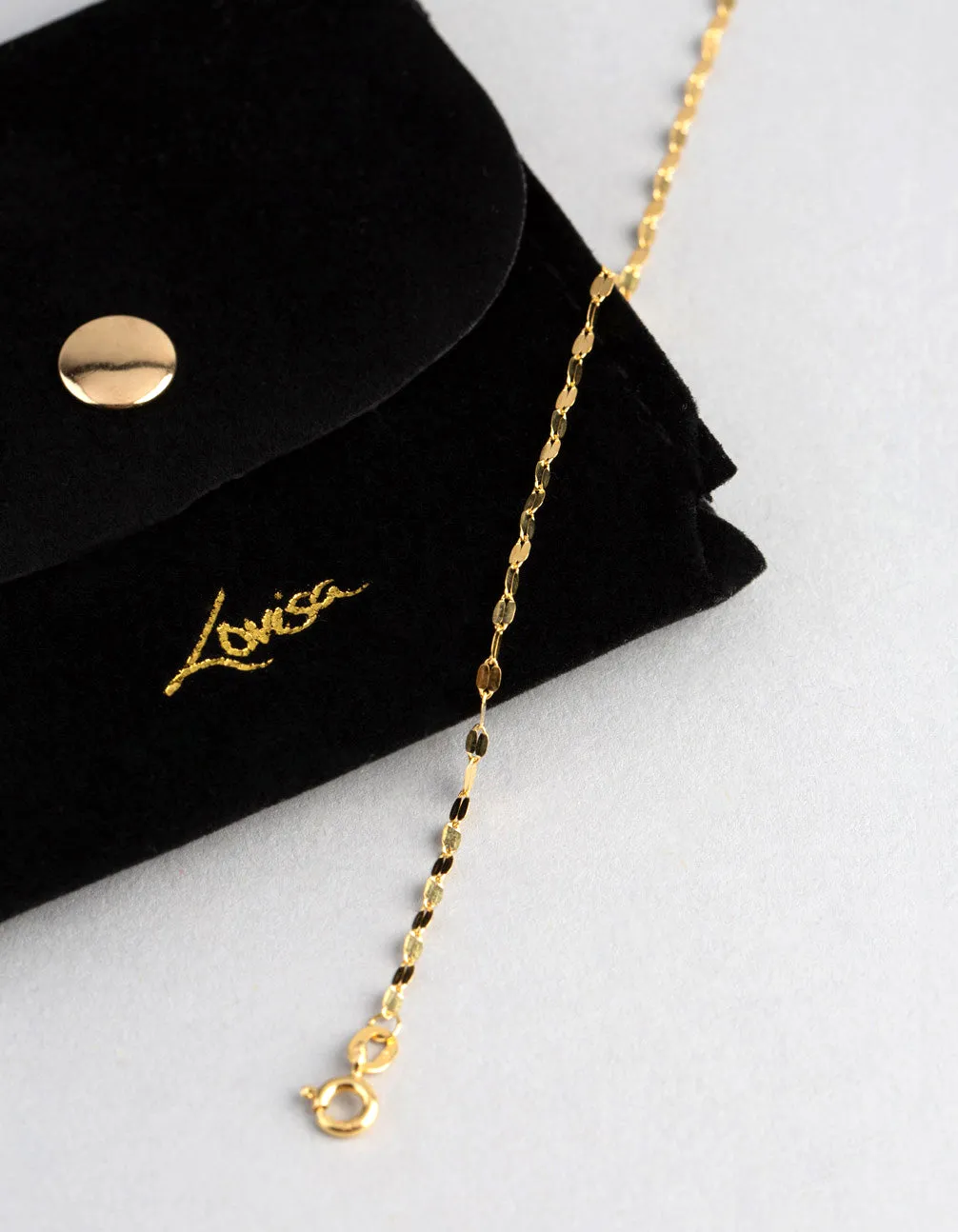9ct Gold Forzantina Chain Bracelet