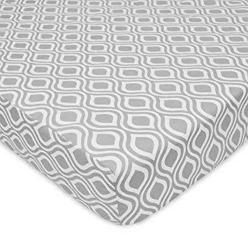 ABC Crib Sheet Cotton Percale - Geometric Shapes