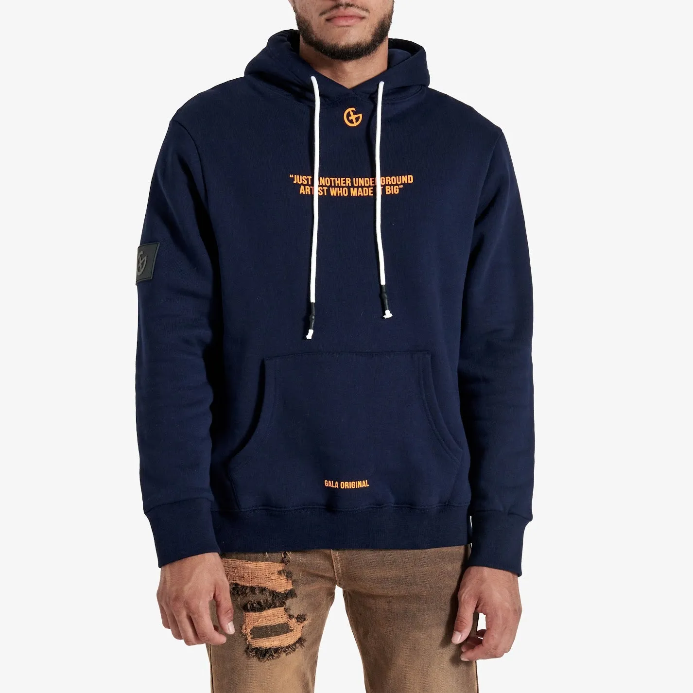 ABSTRACT HOODIE (DEEP NAVY)