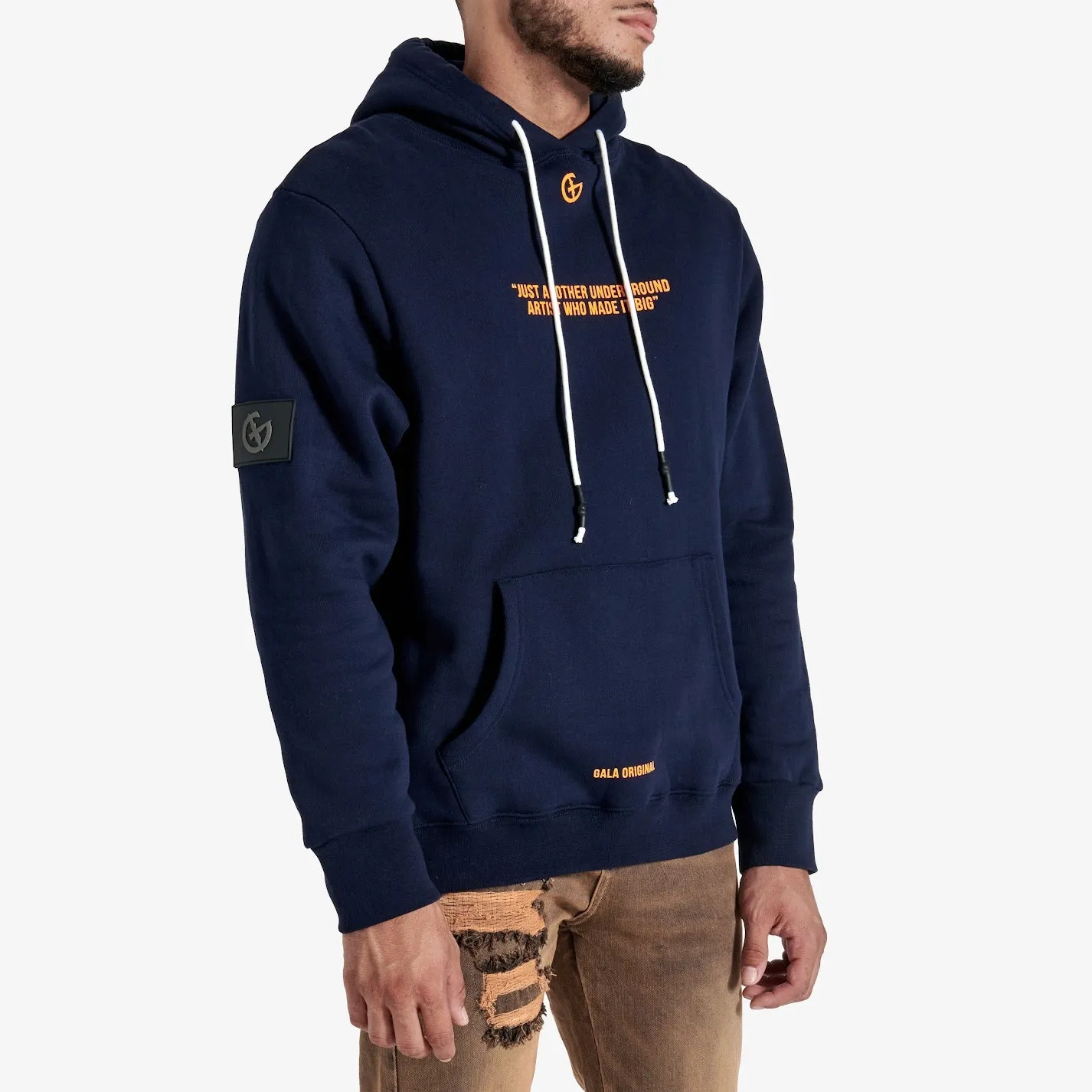 ABSTRACT HOODIE (DEEP NAVY)