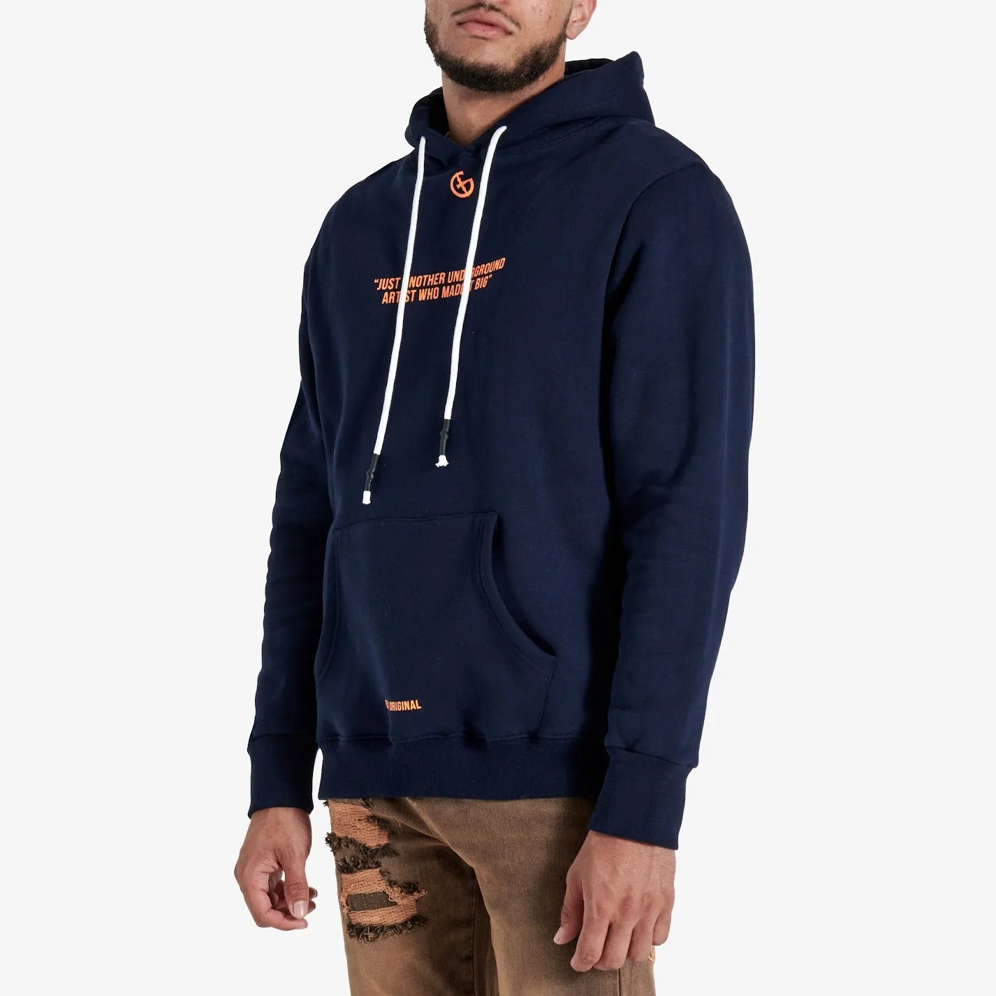 ABSTRACT HOODIE (DEEP NAVY)